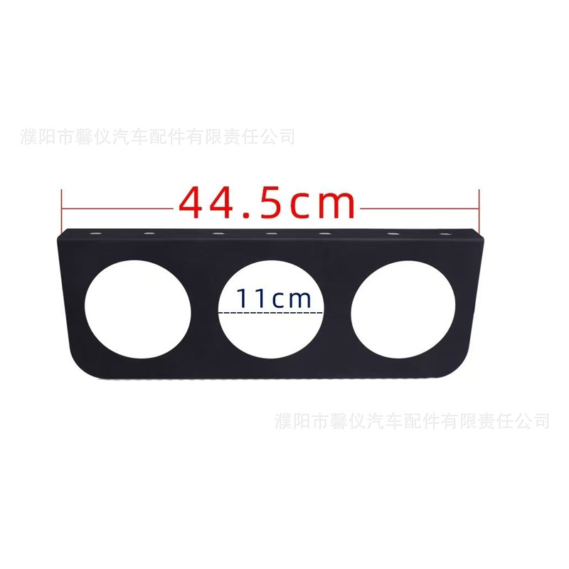 Zhongji 4 pulgadas lámpara redonda tipo fijo fijo semirremolque LED luz trasera luz única luz blanca amarilla roja freno de dirección hacia atrás