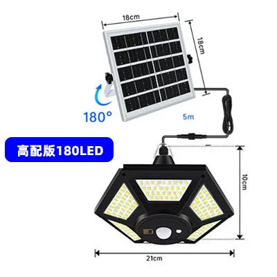 Индукционный LED-путешествия потолочная лампа солнечная для беседки, кросс-бордер торговля