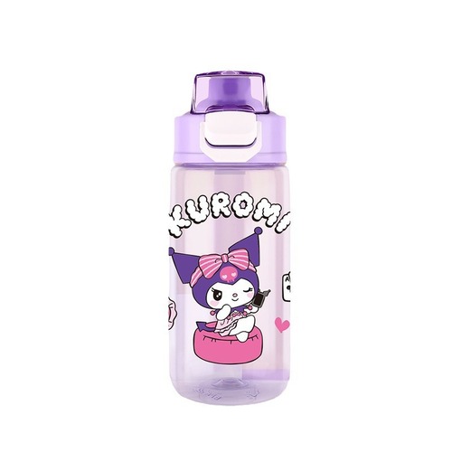 Sanrio children's special tritan water cup Coolomi student girl summer direct drinking straw plastic space cup