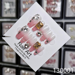 【合集批發13-14】手工穿戴甲美甲甲片穿戴甲手作高級短款穿戴式