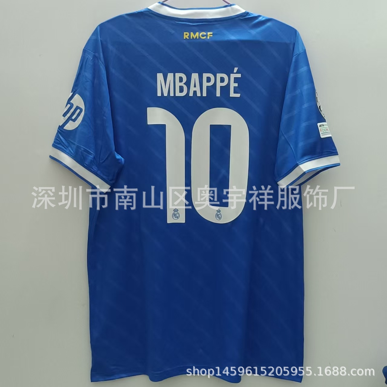 Venta al por mayor 24-25 Barcelona Real Madrid camiseta No. 19 Yamal No. 20 Olmo No. 9 Mbappé camiseta de fútbol