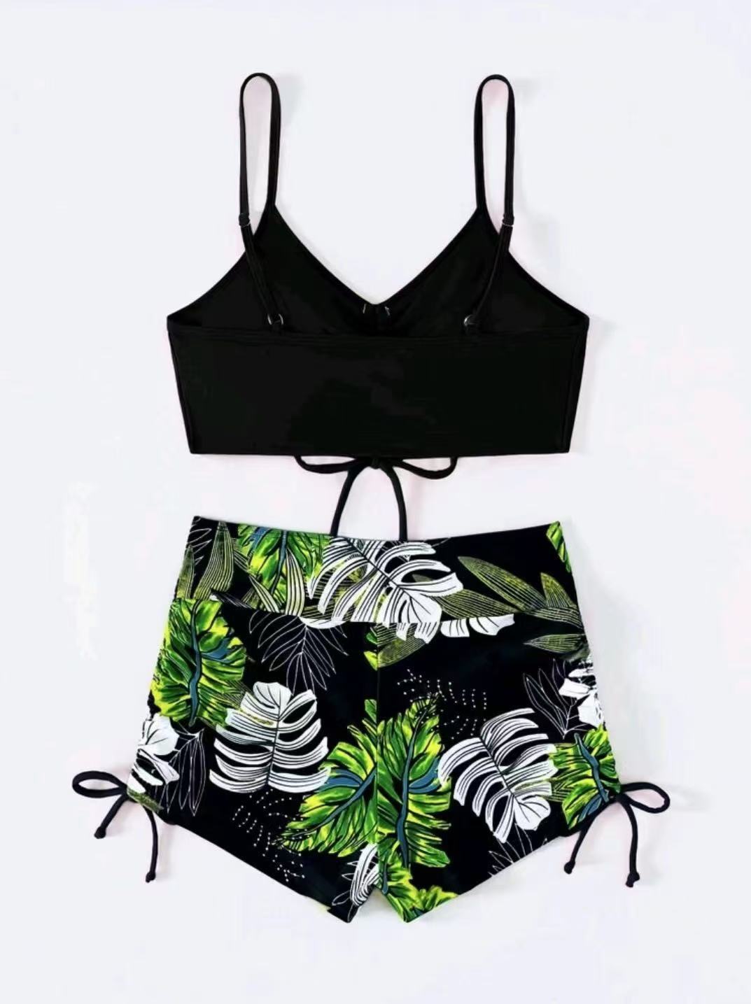 Women's Ditsy Floral 2 Pieces Set Bikinis Swimwear display picture 12