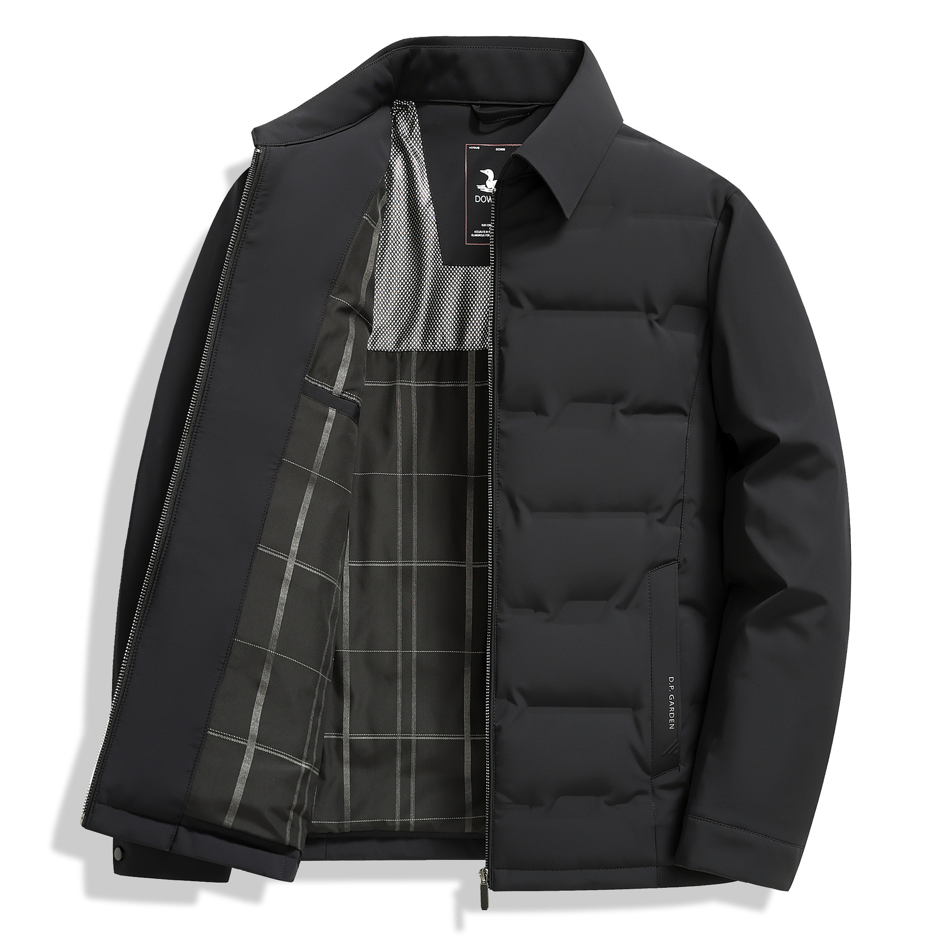 Executive Jacket Men's Light down Jacket Autumn and Winter New Business Casual down Jacket Middle-Aged Warm down Men's Jacket