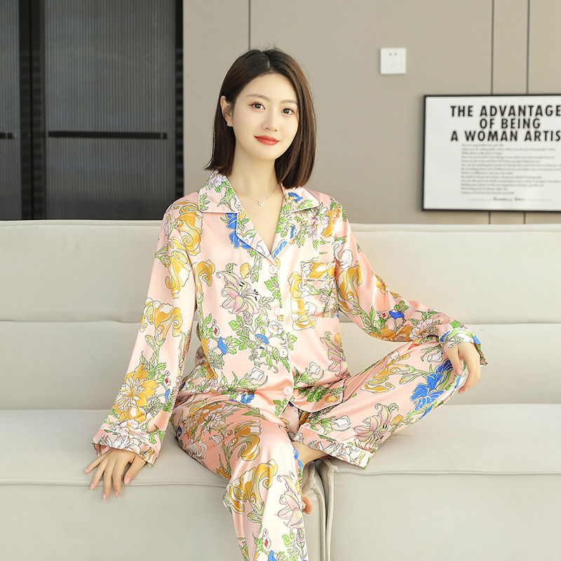 녹색 국화(긴 소매, 바지)