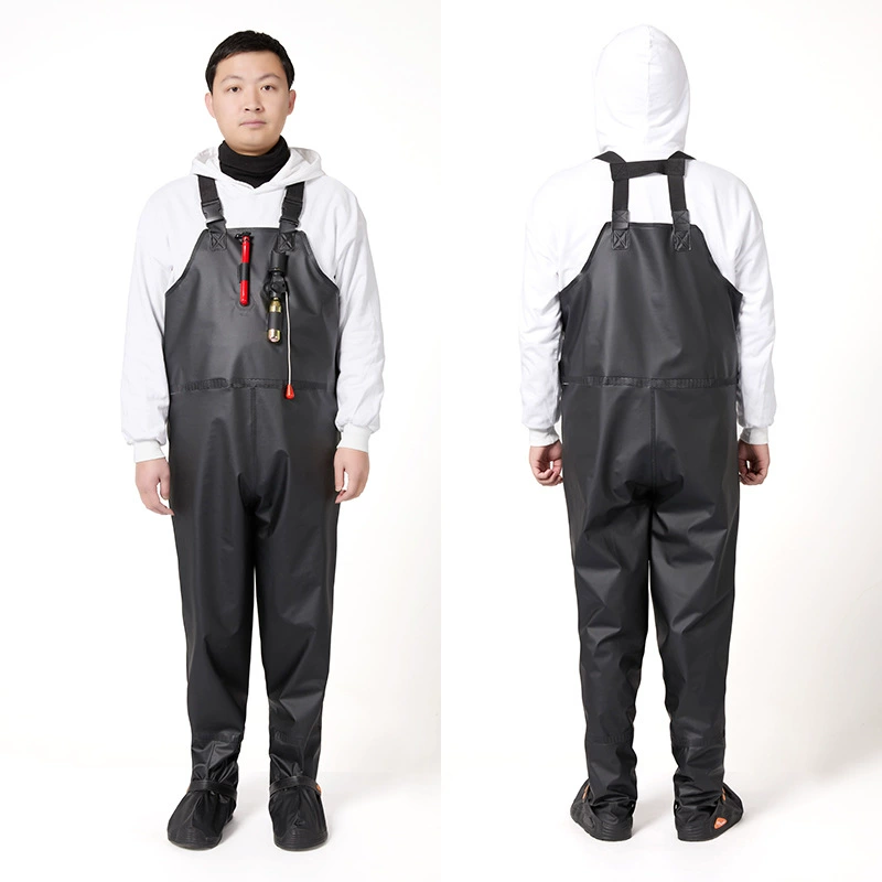 Дождевые штаны, рыболовные штаны, водонепроницаемые кожаные вилки, цельные водные штаны для половины тела, мужские рыболовные штаны, утолщенные цельные водные штаны, оптовая продажа