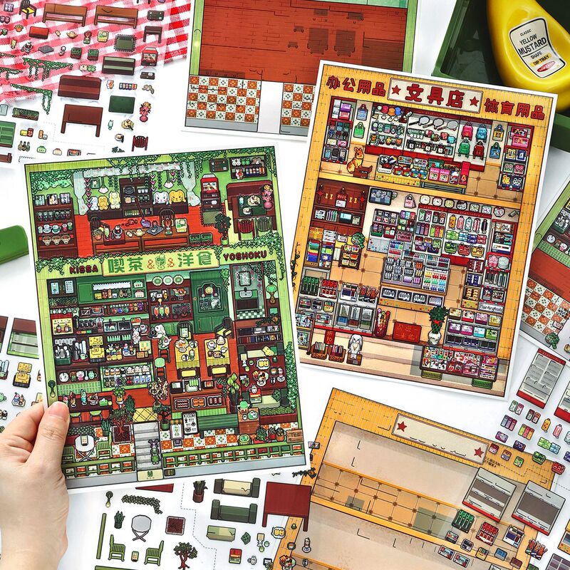 Infeel.Me Is Open for Business Today: 49Th Edition of Landscape Stickers, 3D Miniature Scene Stress-Relief Toys Infeel.Me Is Open for Business Today: 49Th Edition of Landscape Stickers, 3D Miniature Scene Stress-Relief Toys
