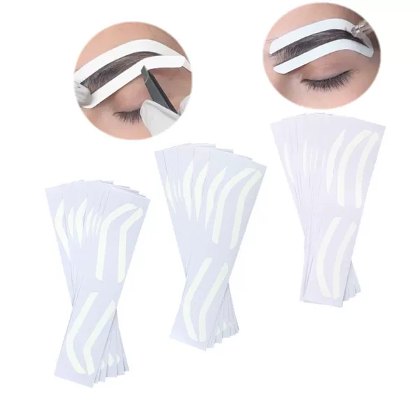 Embroidery Disposable Eyebrow Tattoo Auxiliary Sticker Makeup Positioning Eyebrow Painted Thrush Fixed-point Eyebrow Design Positioning Sticker