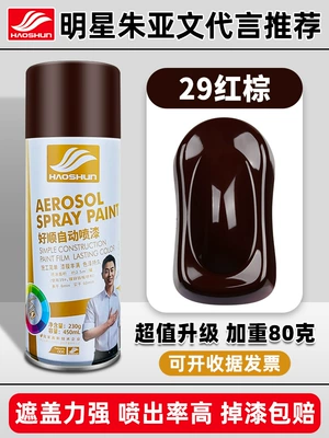 Avtomobil boya qələmləri — Graffiti Home Wooden Paint - haoshun-self-painted-450ml29-red-brown