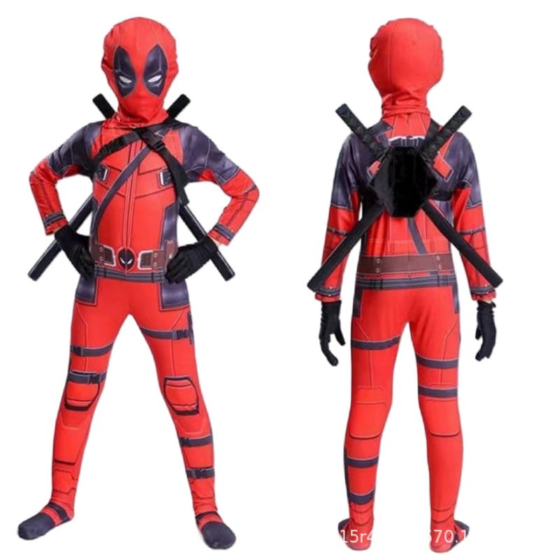 Children's suit, tight, cosplay, halloween, graduation party