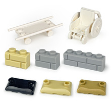 金致配零件担架轮椅建筑砖沙包儿童积木小颗粒场景医护跨境批发