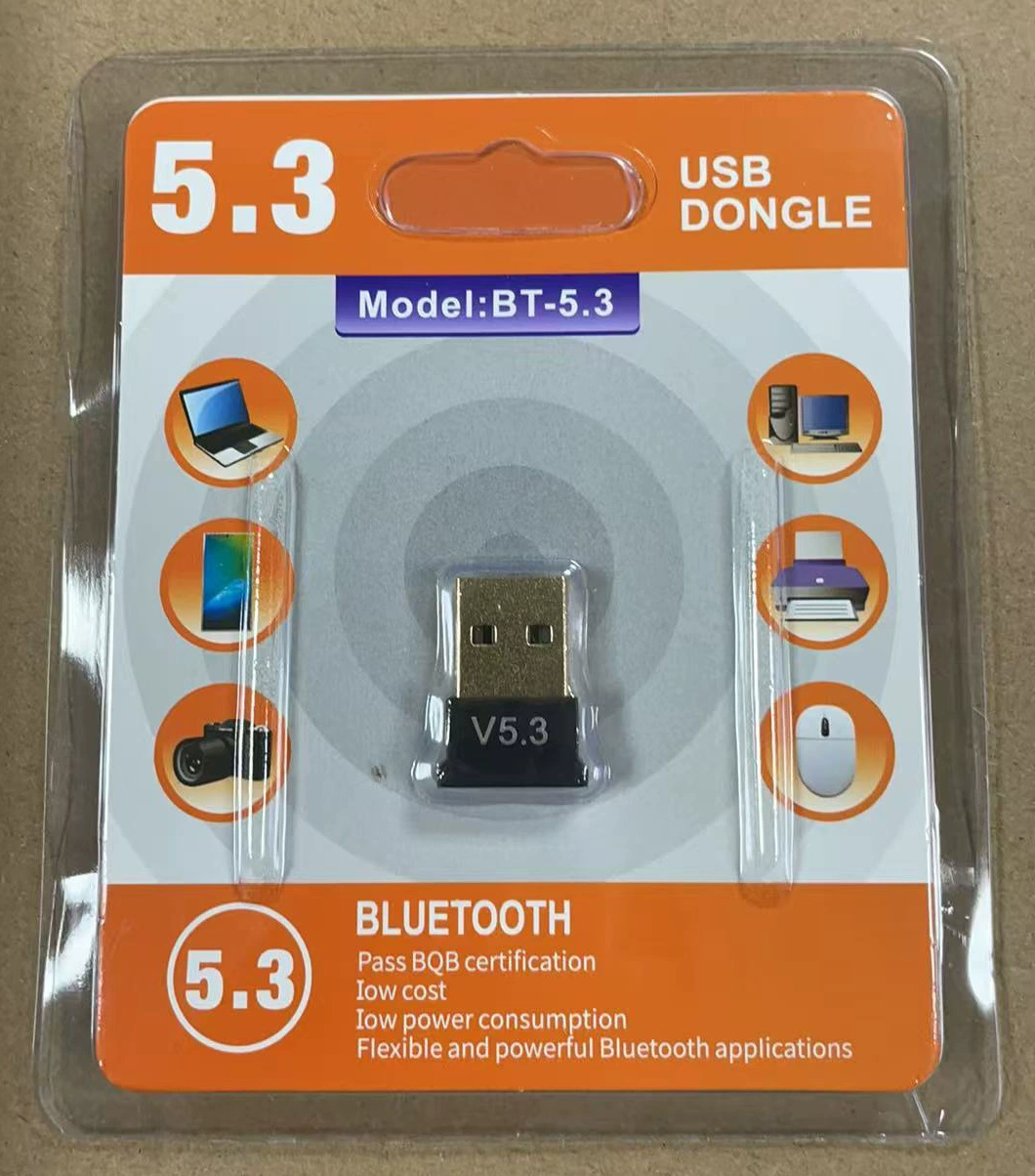 Cross -border 5.0 Bluetooth адаптер USB настольные компьютеры 4.0 -переданный беспроводной адаптер 5.1 Bluetooth приёмник