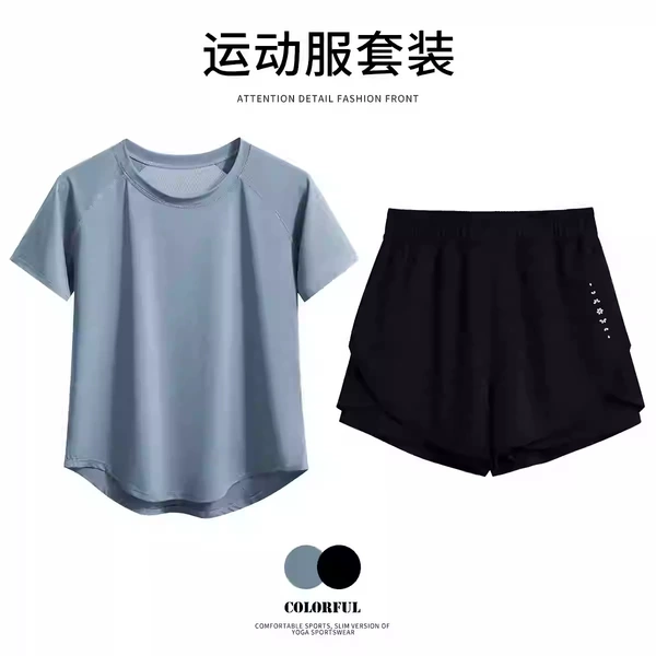 Blue set, trousers, sports suit