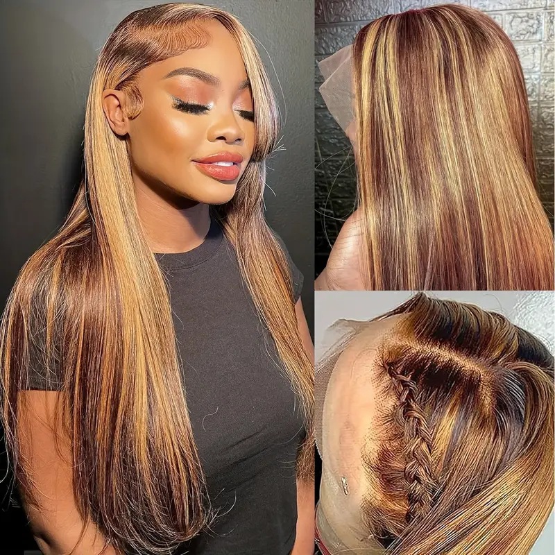 Extensions synthétiques à clip longues effet piano lace front_voghion.com