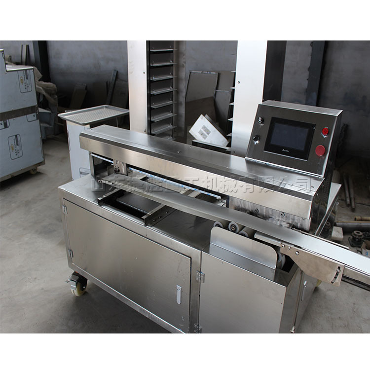 340 de acero inoxidable automática placa Swing Machine comercial al vapor rollo de pan placa fila máquina de hornear pastelería placa automática equipo de oscilación