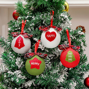 New Christmas Ball Christmas Tree Decorations Hanging Ball Christmas Gift Home Decoration Pendant Pendant Scene Arrangement