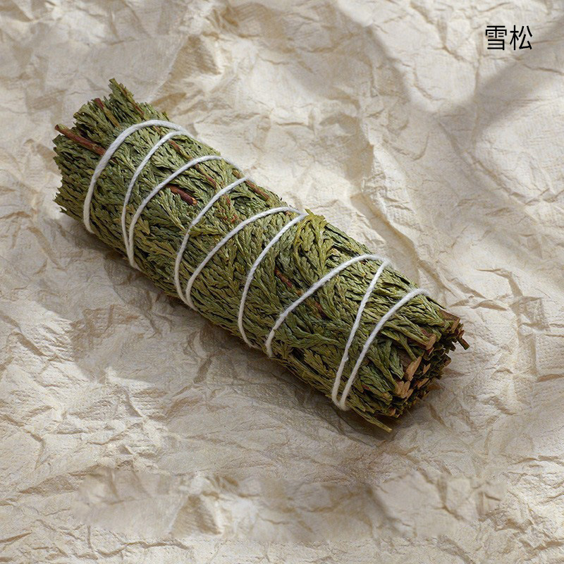 アメリカのカリフォルニア産ホワイトセージ、シダー、ラベンダー、ブルーグラスのアロマセット、空間浄化用聖なる木ホワイトセージ