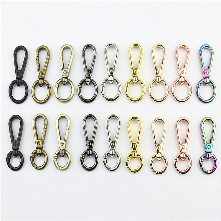 Сумки и сумки фурнитура хвостовая пружина отверстие крючок светло-золотой брелок большой лобстер застежка собака застежка