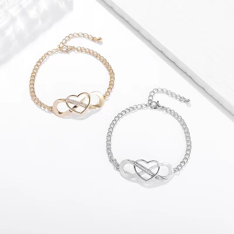 Starpvalstu karsti aksesuāri, Eiropas un Amerikas populāras regulējamas rokassprādzes, patīk vienkāršas dimanta rotaslietas, svētku dāvanas vairumtirdzniecībā_voghion.com