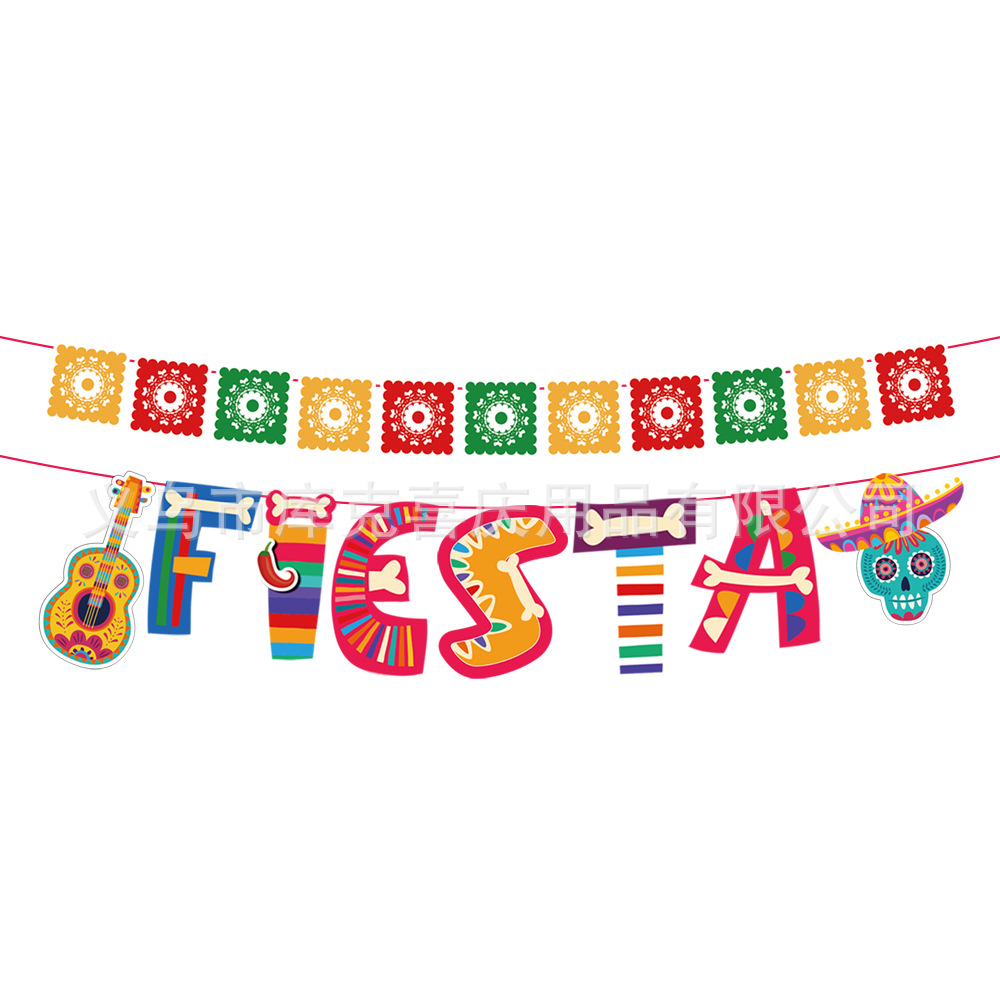 Amazon México carnaval fiesta decoración vintage color rayas papel plato taza de papel tire bandera decoración traje