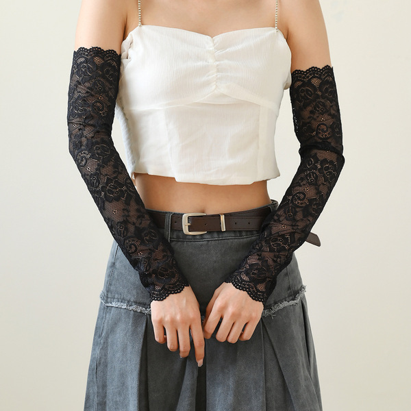summer lace long sleeves