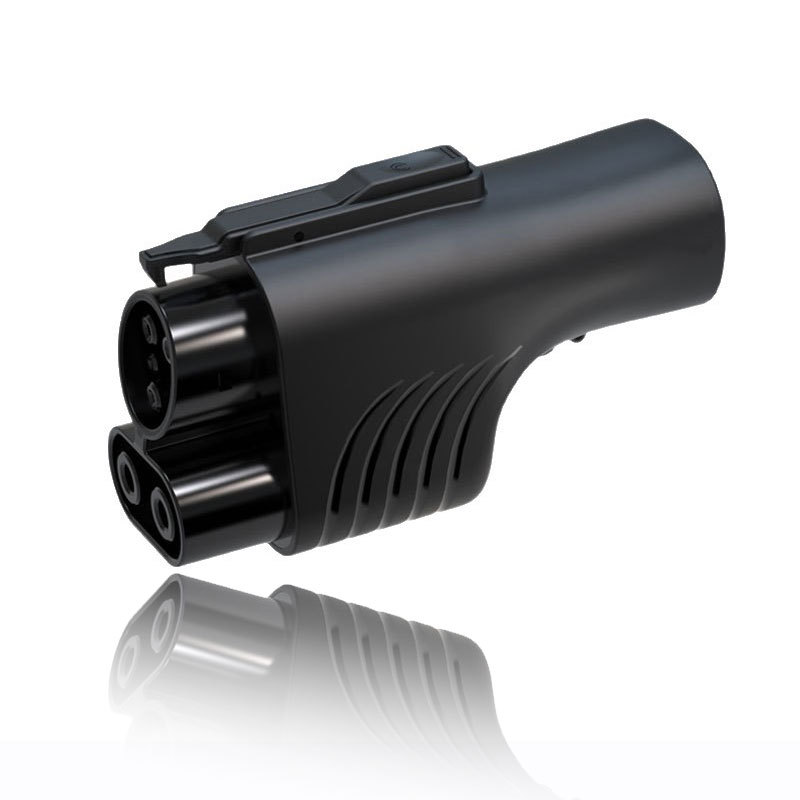 特斯拉转美标直流转换头转接头1000V 500A nacs to ccs1 adapter