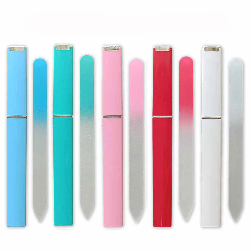 Candy-colored glass files in tube packaging, candy-colored series glass files, light-colored series glass files in tube packaging, gift