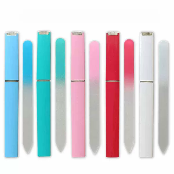 Candy-colored glass files in tube packaging, candy-colored series glass files, light-colored series glass files in tube packaging, gift