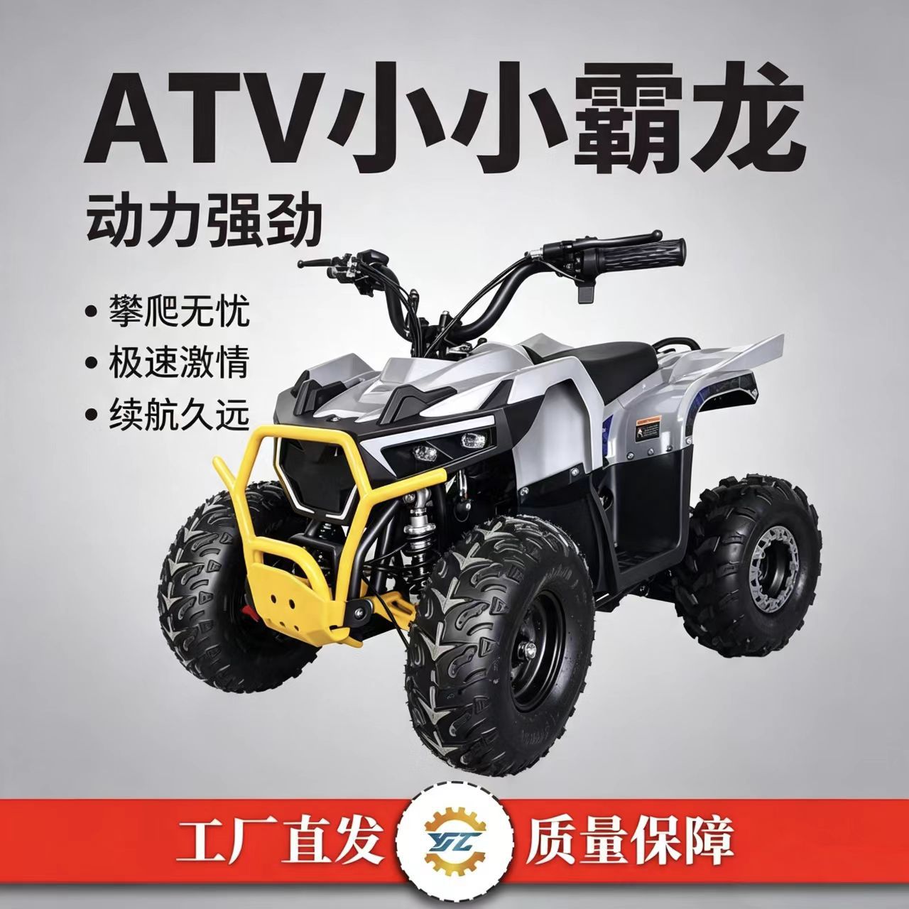 ATV厂家直销电动小小霸龙36V 800W 四轮 全地形 越野沙滩车