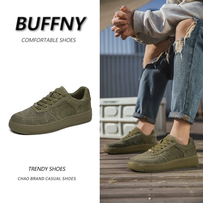 Популярные кроссовки 2023 новая весенне-Осенняя мода в стиле ретро из свиной кожи мужская обувь с низким верхом, замшевая модная обувь