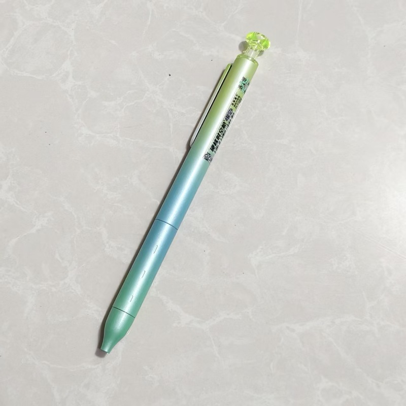 新品点石0152A2赛博光年限定硬核时空金属笔杆双珠速干按动中性笔|undefined
