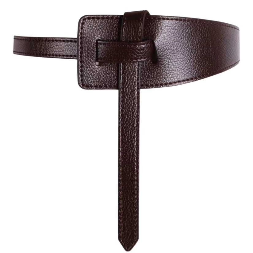 Популярный модный узел декоративный чехол на талию пальто подходящее платье свитер Универсальный узкий пояс с широкой талией внешняя Талия