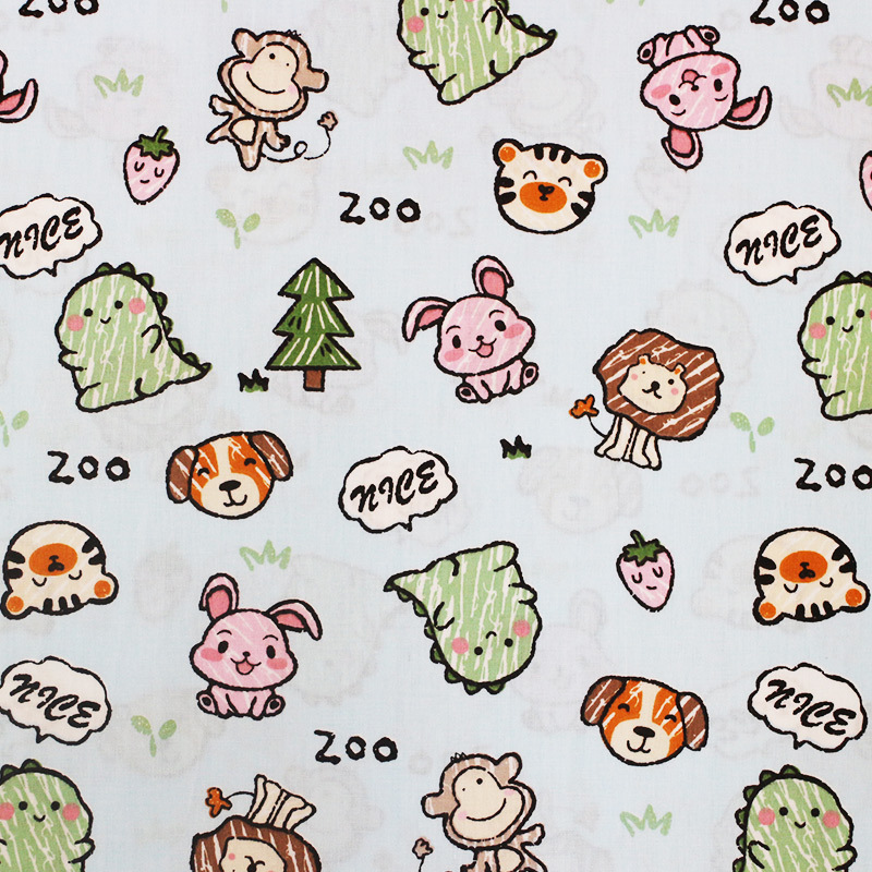 【漫画ツイルシリーズ】40カウント漫画柄プリント綿生地寝具手作り綿裏地|undefined