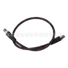 亚马逊M10高压油管编织管不锈钢编织软管3000psi24/36/60英寸可选