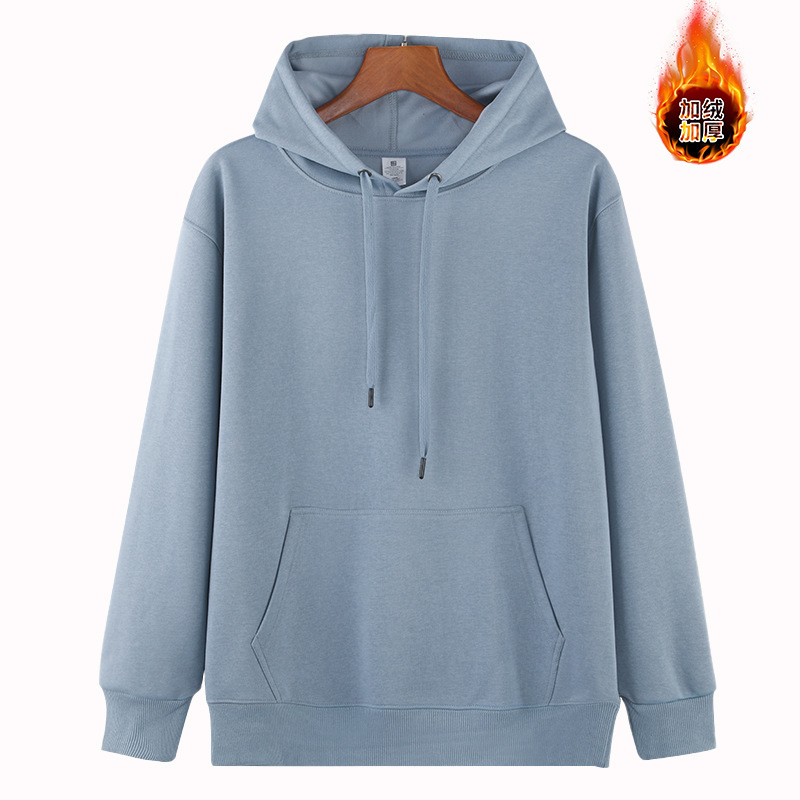 400g suéter con capucha para hombre pesado otoño e invierno sudadera con capucha suéter de algodón de manga larga camisa de manga larga chaqueta de tendencia