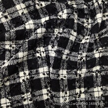 纯手工柳絮花呢 小香风面料 粗花呢 春秋小西装 单面呢面料