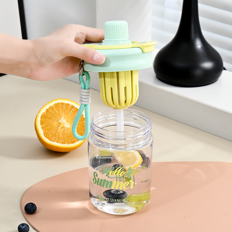 Nueva bebida doble de alto valor y resistente a altas temperaturas, pequeña y portátil con separación de té, taza de agua de gran capacidad, taza de té