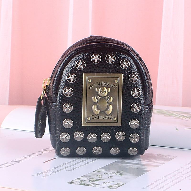 Estilo coreano chica corazón ins monedero de La Moneda estudiante de la escuela primaria creativa caso clave bolsa de la moneda portátil integrado bolsa de id