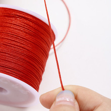 72号玉线0.8mm粗涤纶手工编织线diy吊坠红绳中国结配件线批发E18