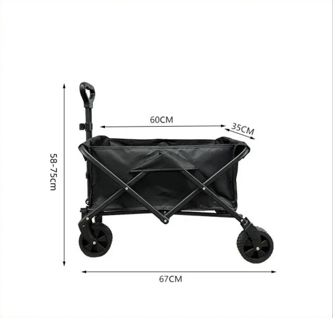 Carro de camping plegable, ideal para picnic o compras