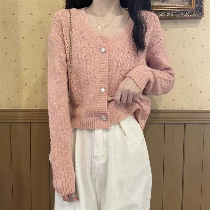 Вязаный кардиган, spring jacket, ретро свитер, комплект