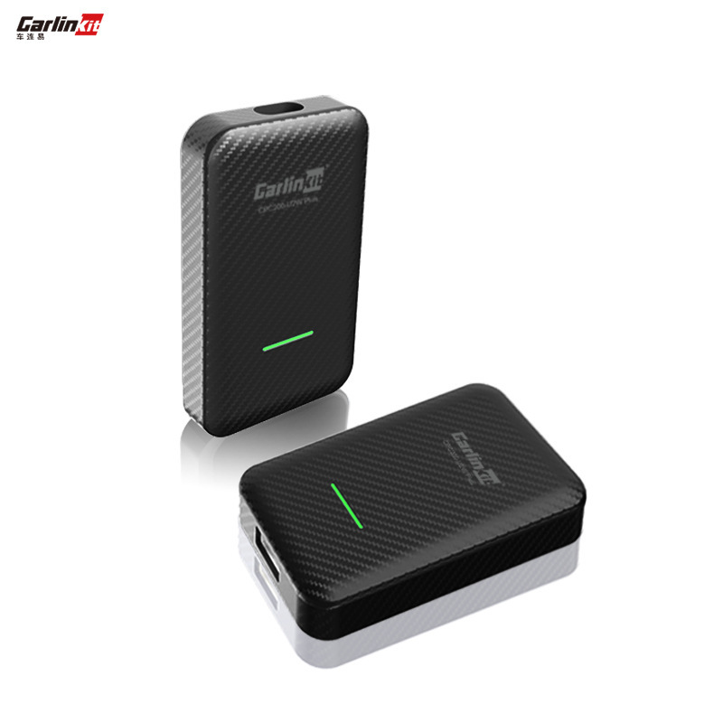 2022新款无线Carplay盒子车载导航适用原车有线转无线carpaly模块