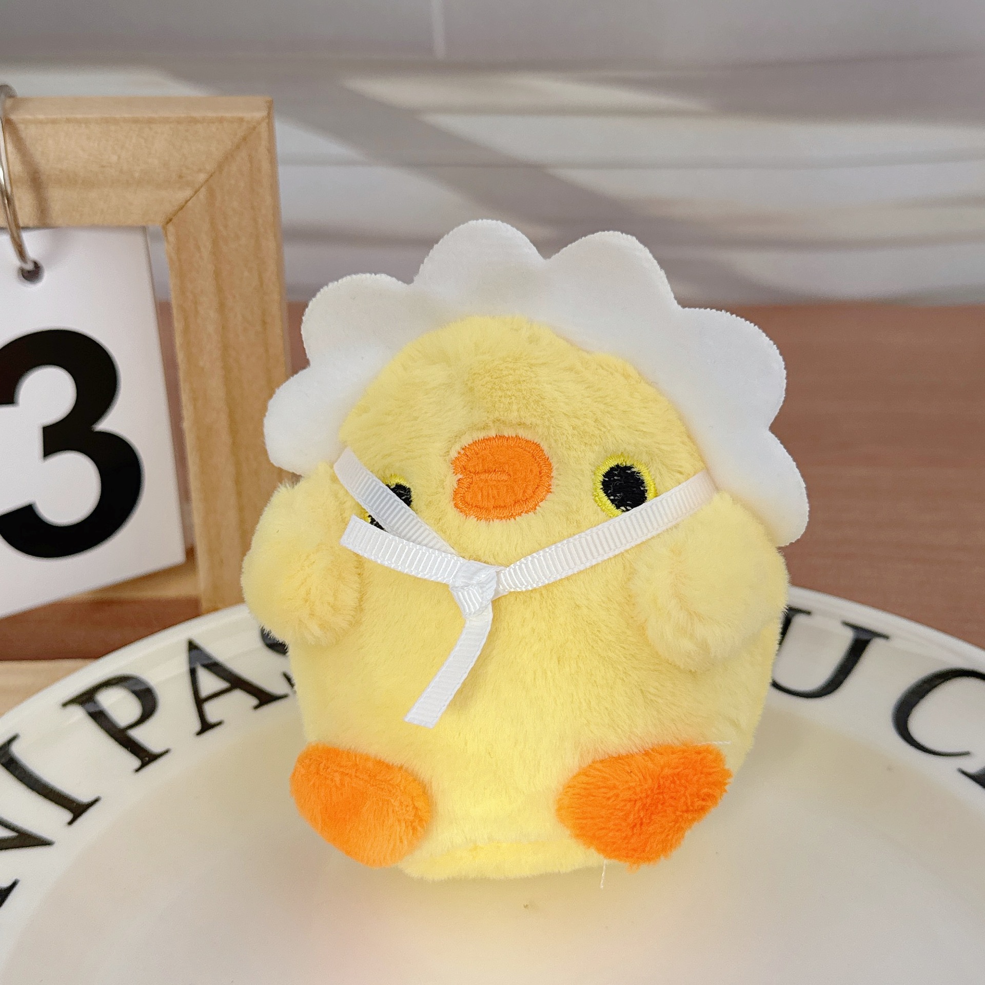 Lindo pollo de peluche bolsa colgante decoración colgante de felpa muñeca Regalo de Cumpleaños muñeca de peluche al por mayor
