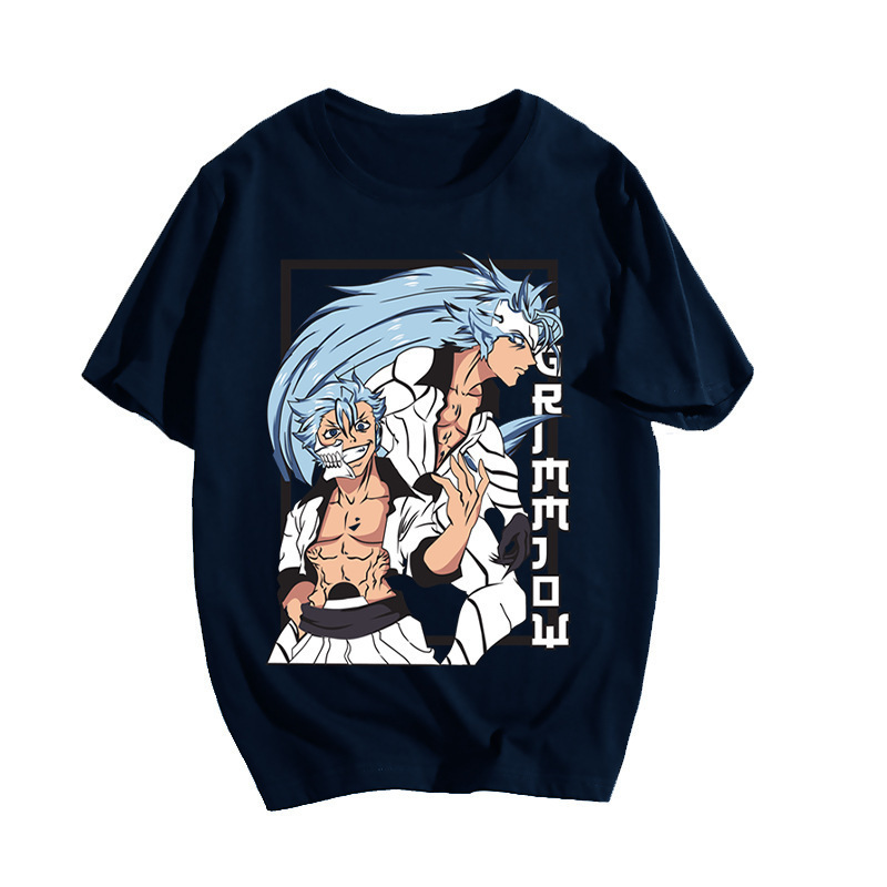 BLEACH Death Animation Series Peripheral Personality Printed Loose Short-sleeved T-shirt Summer Casual Sports Top