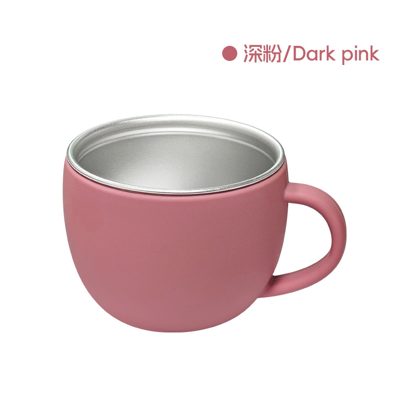 Taza de agua para bebés, taza de agua de silicona, productos creativos 304 acero inoxidable a prueba de caídas, cubiertos de silicona para niños, tazas de aprendizaje