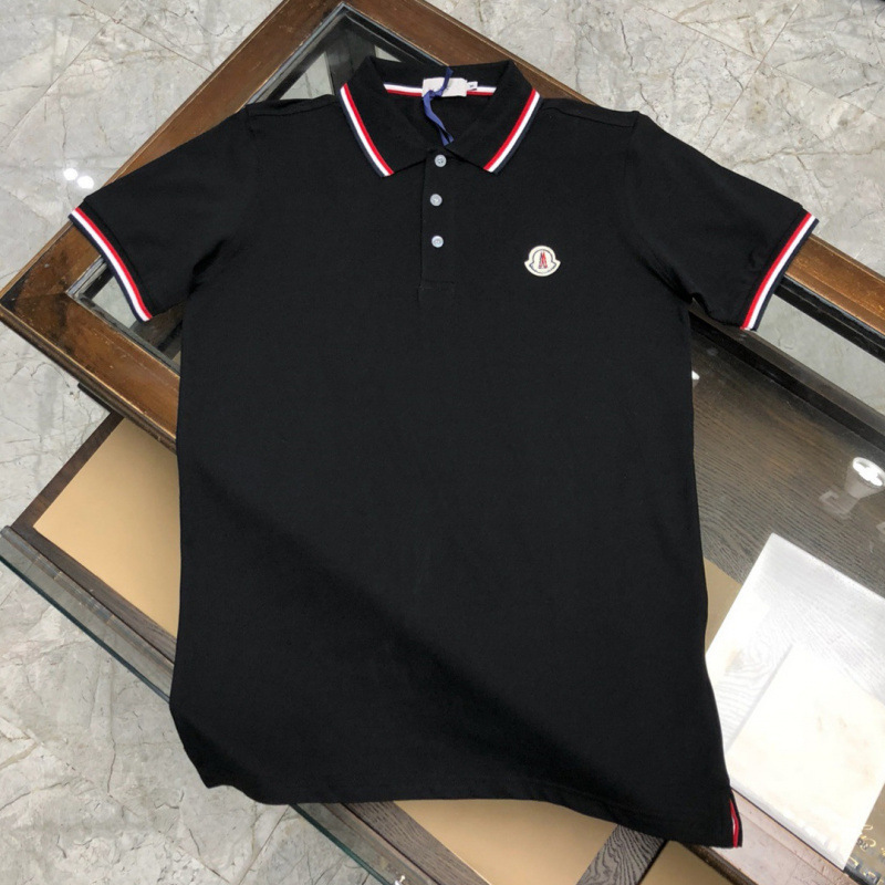 Cross-Border Foreign Trade Summer New Style Men's Polo Shirt with Small m Logo, Short-Sleeve Turn-Down Collar m Brand T-Shirt for Men, Casual Wear Cross-Border Foreign Trade Summer New Style Men's Polo Shirt with Small m Logo, Short-Sleeve Turn-Down Collar m Brand T-Shirt for Men, Casual Wear