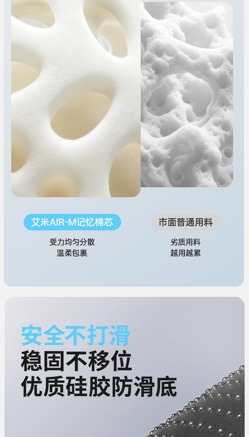 Foreign Trade Car Seat Cushion, Office Long-Sitting Essential, Memory Foam Student Seat Cushion, Integrated Breathable Seat Cushion