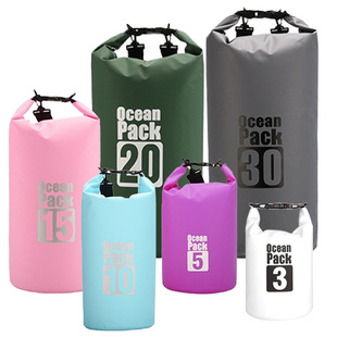 Snorkeling and River Tracing Bag, Beach Diving Waterproof Bucket Bag, Rafting Travel Swimming Mobile Phone Seaside Storage Bag Backpack
