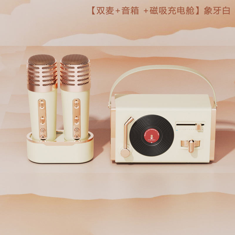 C220レトロbluetoothスピーカー多機能小型レコード機携帯電話パソコンデスクトップ小型音響ミニ新製品|undefined
