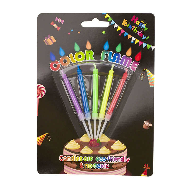 Wholesale INS Creative Lottery Candle Colorful Flame Birthday Candle Candy Candle Stock Candle