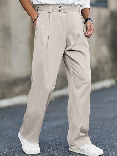 men's Trousers/men's Loose Casual Trousers/men's Wide Waist